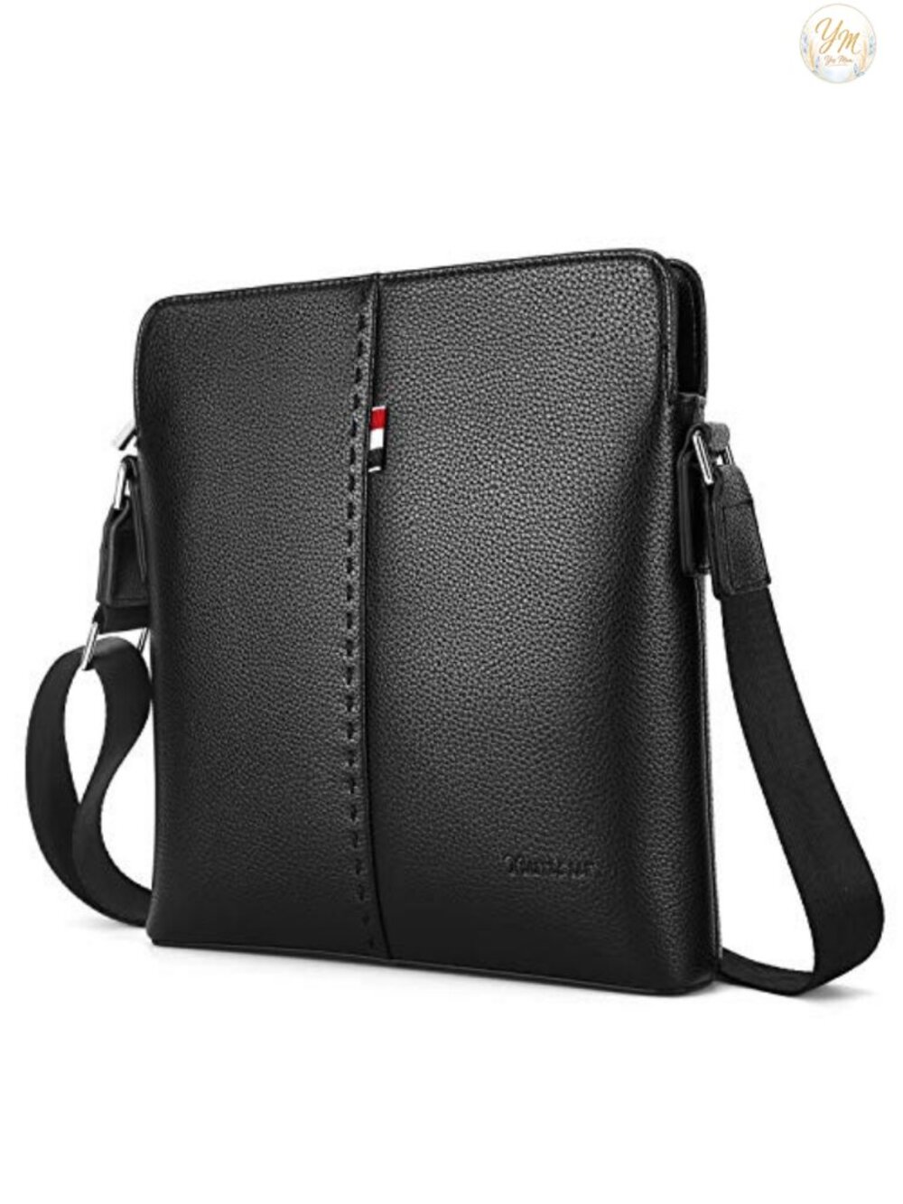 Mens Leather Messenger Bag Crossbody Shoulder Tote Business Travel